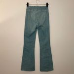 We The Free  Jayde Flare Jeans Cropped Medium Wash High Rise Boho Women 25 Petite Photo 6