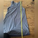 Sundry Striped Tassel Navy Blue Mini Dress Cotton Sleeveless S 2 shift Tshirt Photo 4