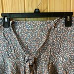 Urban Romantics  Blue and Pink Floral Skirt Photo 1