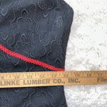 Tocca Womens Black Embroidered Little Black Dress. Red Bow Cocktail | Size undefined Photo 11