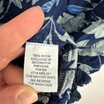 Blue Island Swimsuit Cover Up Dress Womens Medium Blue Floral Beacy Vacation Photo 5