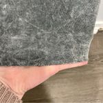 Vintage Havana  Grey Waffle Knit Hooded Sweatshirt Photo 4