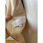 Revelry Stevie Satin Honey Beige 744 Champagne Maxi bow Shoulder Dress Gold Size 8 Photo 7