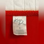 Kona Sol  orange textured bikini Photo 6