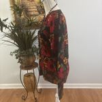 Cathy Daniels  Women Size M Floral Knit Sweater Long sleeve Round Neck Pullover Photo 3