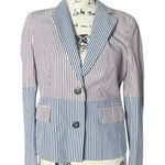 Brooks Brothers  SZ 6 pink and blue striped blazer Photo 0