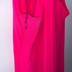 Amanda Uprichard NWT Neon Pink Racerback Lined Flounce Romper Photo 2