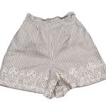 Johnny Was Women’s Ciana Embroidered High Waist Stripe Paper Bag Short size XS Photo 6