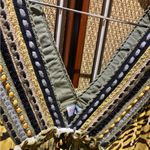 Anthropologie Boho Western Embroidered V-Neck Blouse Conditions Apply  Size S Photo 5