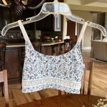 Lucky Brand  Bra Blue Floral Comfy Womens Small Photo 2