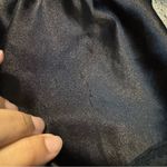 Vintage 80’s Union Made Black Satin & Lace Teddy Negligee Night Bodysuit Size L Photo 8