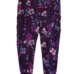 Pro Player Women’s Plus Capri with Pockets. Wicking Floral Print. Size 1X Photo 0