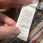 J.Crew Womens Plaid Cotton Silk Blend Classic Fit Tunic Top Blouse Sz XL Preppy Photo 5