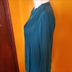 Mystic Sundance pleated  Falls Hi low blouse S Photo 2