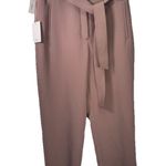 Wilfred Women's Tie-Front Trouser Pant Dusty Mauve, Dusty Pink Size 12 New Photo 0