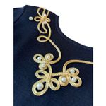 Vintage 1980’s Fusion Wool Blend Plunging V Photo 9