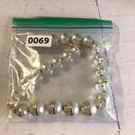 Coldwater Creek 0069 MCM-style Lucite Beaded Necklace w/Silver Tone Hardware Photo 4