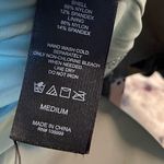 Sea Angel  Sage Green FLORAL Plunge‎ Neck Cross Back SWIMSUIT Medium 8 Photo 6