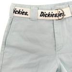 Dickies Womens Shorts Frayed Hem blue White Belt Juniors Sz 0/24 Photo 4