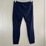 Athleta  Salutation/Elation High Rise Leggings Navy Nylon Lycra – Women’s Size M Photo 1