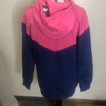 Armani Exchange womens pink and blue hooded sweatshirt size XS Photo 3