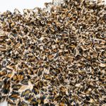 Vintage 90s Leopard Print Bubble Popcorn Shirt Size M Photo 6