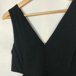 ZARA  Black Cut Out Side V-Neck Mini Dress S Photo 2