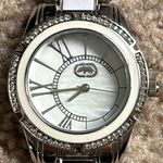 Rhino by Marc Ecko women’s‎ vintage silver/white crystal bracelet watch White Photo 3