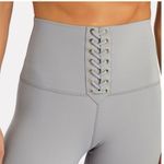 We Wore What  Medium Gray‎ Lace Front Leggings Photo 2