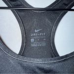 Nike Dri Fit Women's Black and White Sports Bra Photo 3
