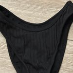 PacSun Swim Sz XS Black Rib Knit Bikini Bottom Swimwear Cute! Photo 2
