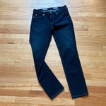 AG Adriano Goldschmied Contour 360 The Prima Mid-Rise Cigarette Jeans Dark Wash Photo 1