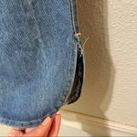 Vintage Sunset Blues By Chic High Rise Straight Leg Flat Front Jeans Split Ankle Blue Size 10 Photo 3