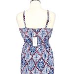 Sim & Sam Floral Print Cotton Maxi Dress Adjustable Straps Blue Size Small NWT Photo 7