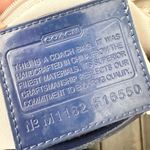 Coach  Blue Canvas Signature Monogram F16550 Y2K Convertible Shoulder Bag Clean Photo 8