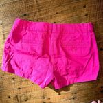 J Crew broken in pink chino preppy size 8 flat front shorts Pink Photo 2