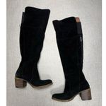 Lucky Brand ramsden rayla tall suede boot black US 8.5 38.5 over the knee Black Photo 1