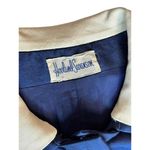 Vintage 1960s Adele Simpson for Hovland Swanson Navy Blue Coat Dress Size 10 Photo 10