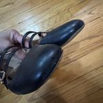 Coach  Ballet Double Strap Leather Flats Black Photo 1