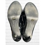 Chinese Laundry Women's Size 9 Open Toe Stiletto Heel Black Shine Patent Leather Photo 9