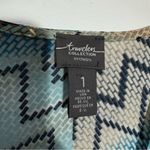 New  Travelers Mirrored‎ Chevron Tie-Front Duster Size Medium Chico's 1 Photo 8