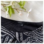 CHAUS Black & White Zebra Animal Print Cap Sleeve Sheath Career Dress Sz S Photo 5