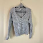 Naadam Women's Blue Cashmere Open Back Turtleneck Half Photo 3