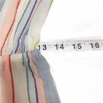 J.Crew NWT!  Merchantile Multicolor Stripe Drawstring Short Sleeve Retro Dress Photo 8