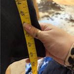 frame denim FRAME Women's Apothea Gathered Seam Lace Inset Dress Navy Linen Blend Size XS‎ Photo 11