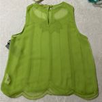 Forever 21 Green blouse with special design embroidered in piping Photo 0