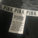 PINK - Victoria's Secret Pink Victoria’s Secret Gray/Black Half Zip Sweatshirt Women’s  Small “Love Pink” Photo 1