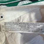 ZARA  Embroidered Linen Blend Pants White Green Aztec Design Pocket Blogger Fav S Photo 8