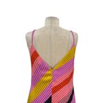 Stine Goya Gianna Dress‎ Slip Midi Striped Silk Colorful Pink Size Small Photo 11