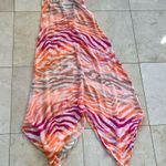 Soaked Orange/Pink Neon Patterned Beach Coverup Sz S/M Pink Photo 3